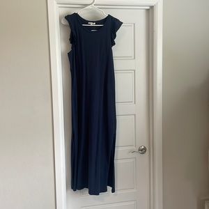 Z Supply Blakely slub Dress-navy